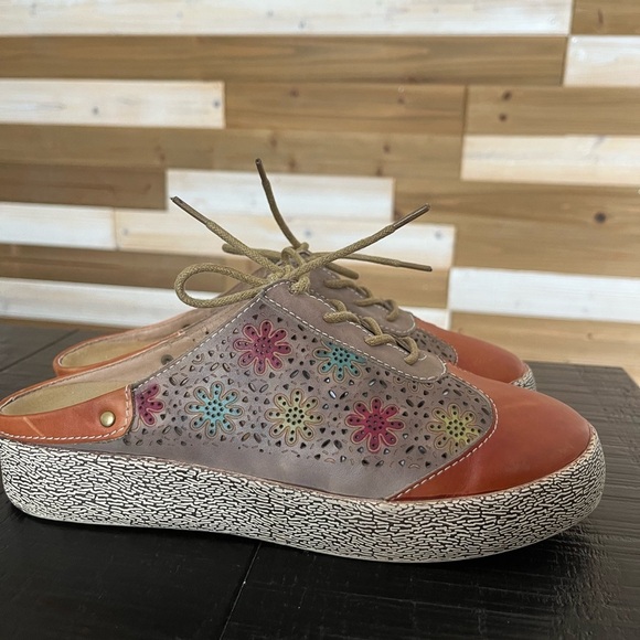 Spring Step L'ARTISTE Royce-Cam Women Slide Platform Shoes Size 7.5 EU 38 - Picture 5 of 10